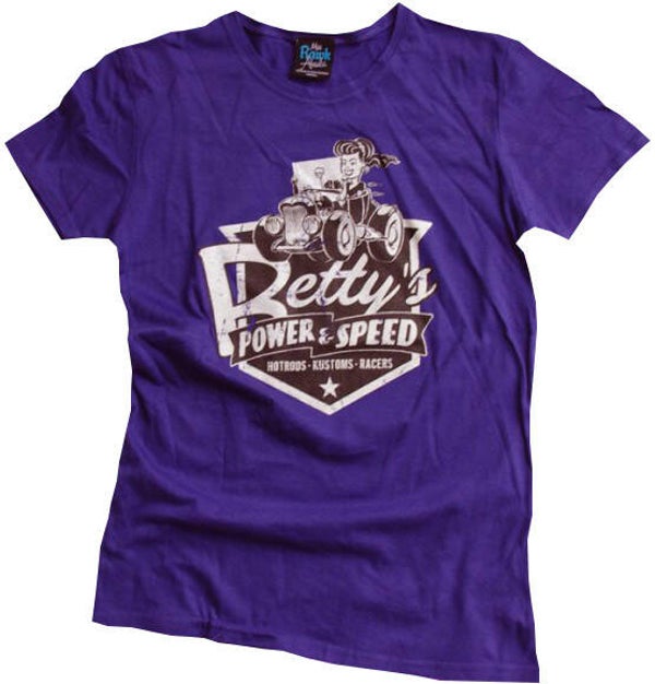 [26019]  Paars t-shirt van Rawkahula