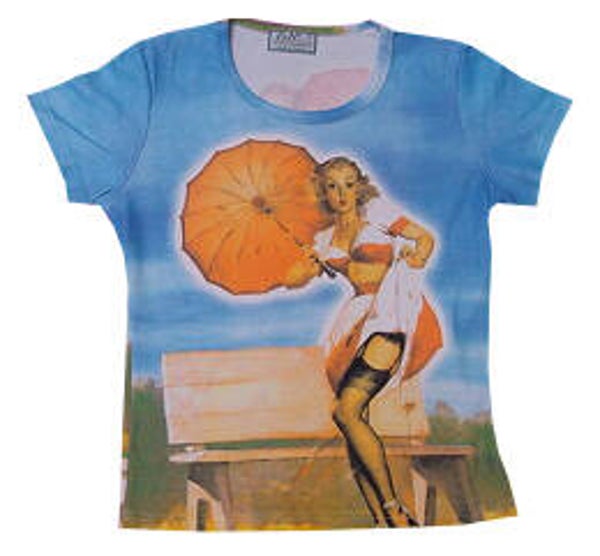 [26106]  Pin-up t-shirt