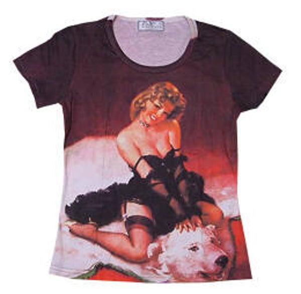 [26109]  Pin-up t-shirt