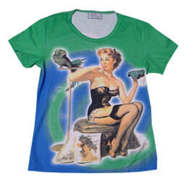 [26112]  Pin-up t-shirt