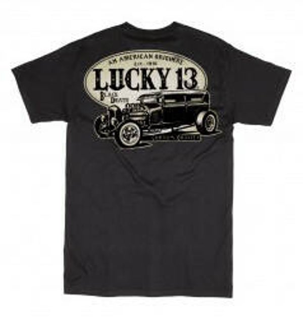 [29037]  Zwart t-shirt van Lucky 13