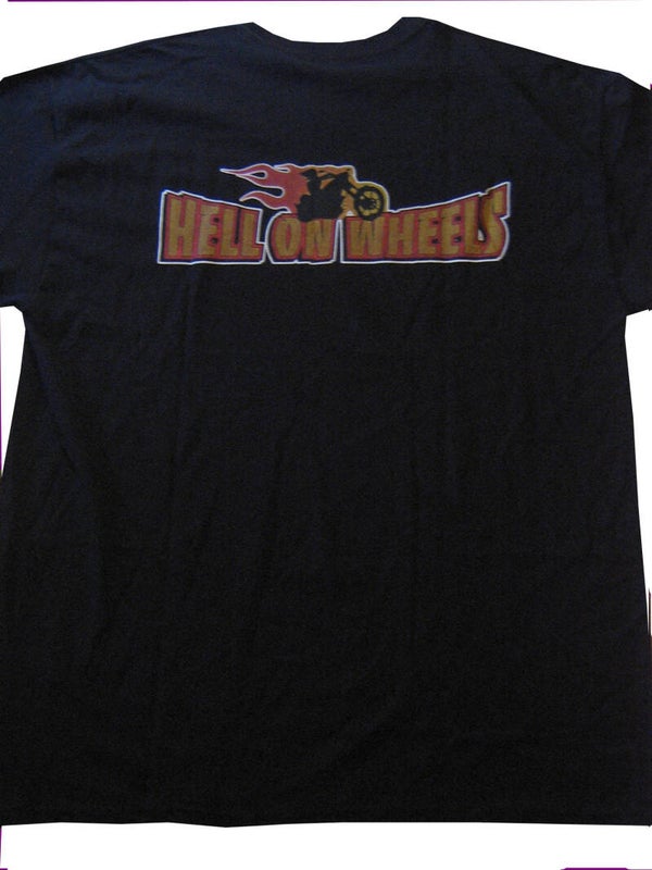 [29049]  Zwart t-shirt met opdruk