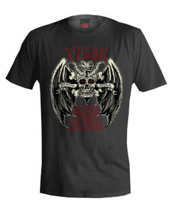 [29101]  Zwart t-shirt van Felon Clothing