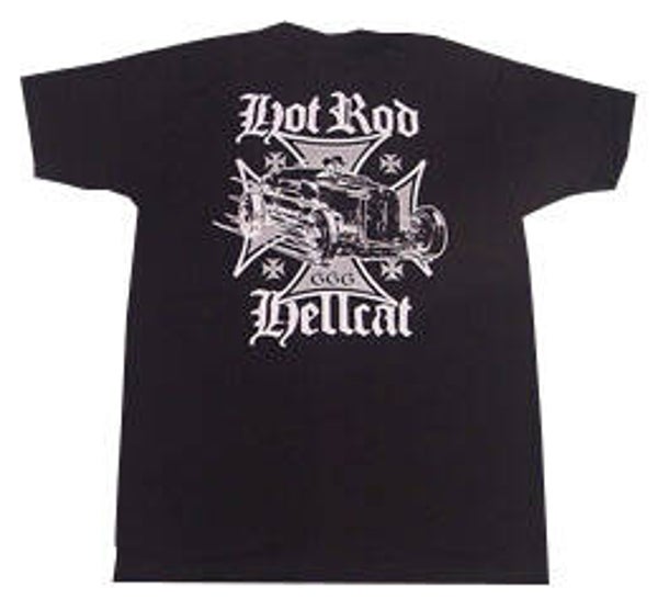 [29113]  Zwart t-shirt van Hotrod Hellcat
