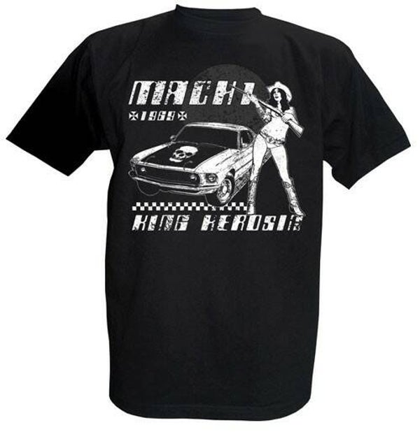 [29135]  Zwart t-shirt van King Kerosin