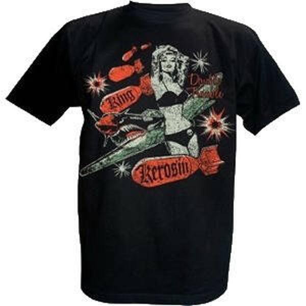 [29142]  Zwart t-shirt van King Kerosin