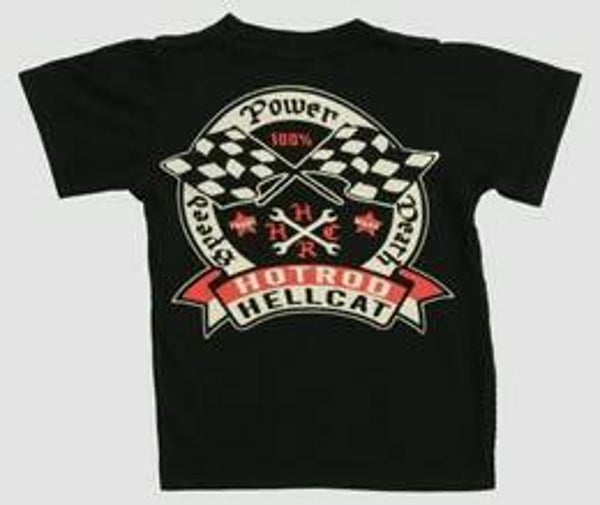 [34012]  Zwart t-shirt van Hotrod Hellcat