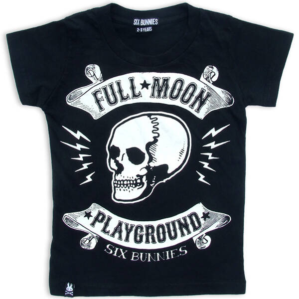 [34057]  Zwart t-shirt van Six Bunnies