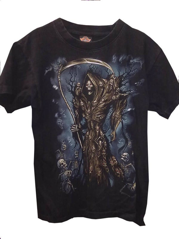 [34097]  Zwart t-shirt met opdruk