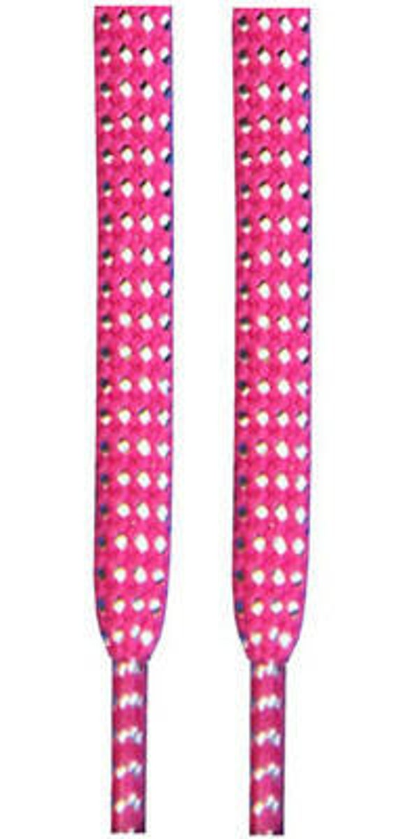 [21037]  Roze schoenveters met glitters