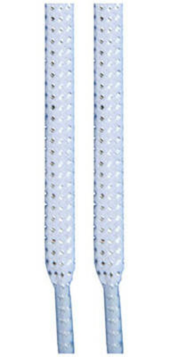 [21038]  Witte schoenveters met glitters