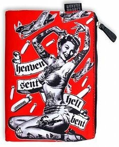 [51007]  Tasje/etui "Heaven sent, hell bent"
