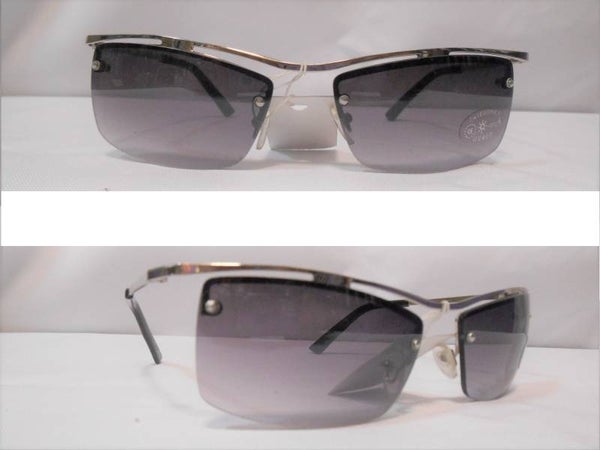 [4068]  Metalen zonnebril met paarse glazen