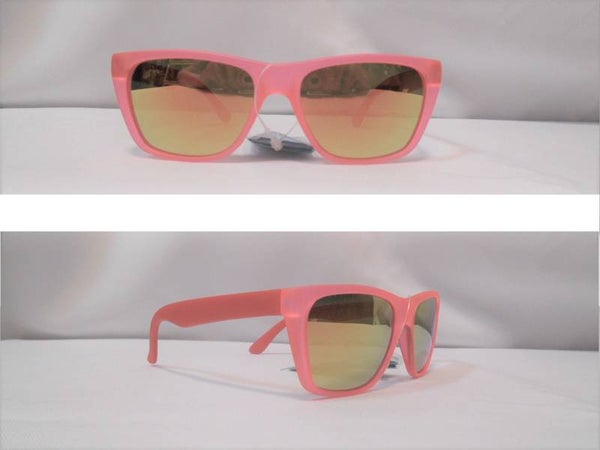 [52014]  Roze zonnebril met spiegelglazen