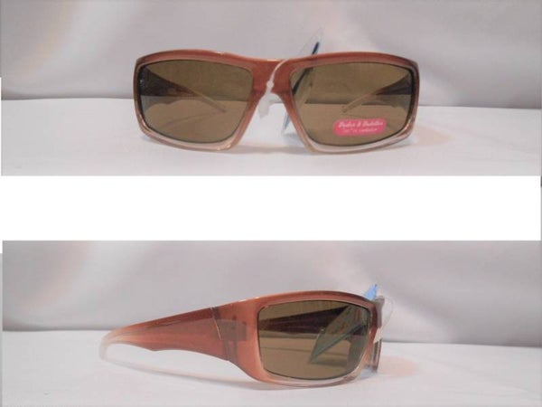 [52015]  Sportieve bruine zonnebril