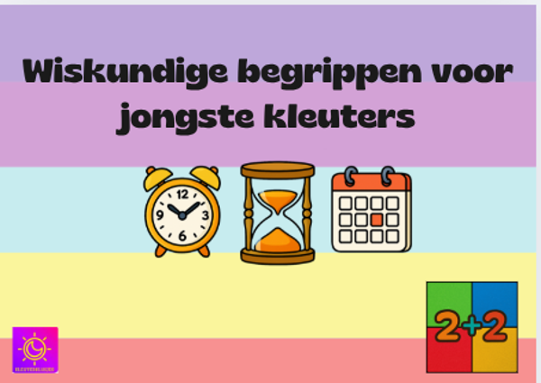 Wiskundige lesdoelen/ begrippen voor de jongste kleuters ( P/ K 1)