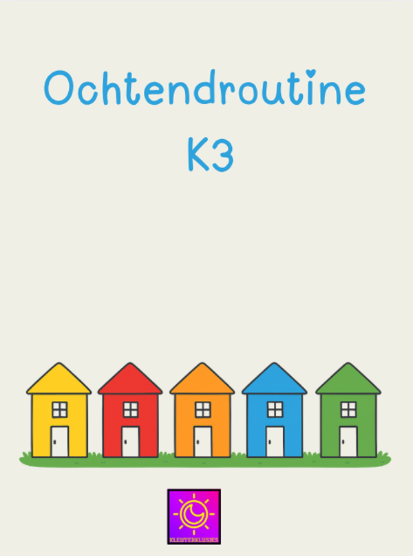 Ochtendroutine: derde kleuter.