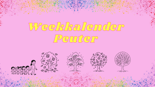 Weekkalender peuters