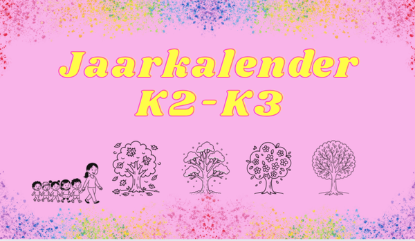 Jaarkalender K2/3 (gekleurde versie)