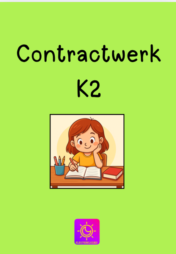 Contractwerk: tweede kleuter