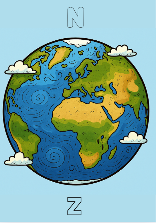 Wereldbol: afbeelding om thema's op te visualiseren. (K2/3)