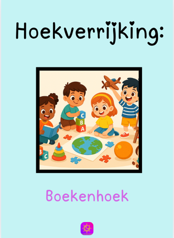 Hoekverrijking: boekenhoek.