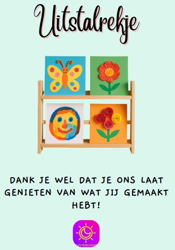 Uitstalrekje (P, K 1/2/3)
