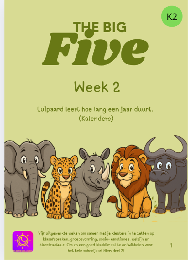 The big Five: week 2 (K2)