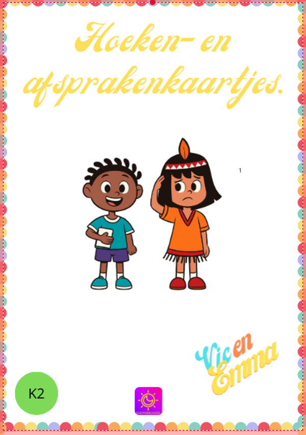 Hoeken- en afsprakenkaartjes: K2
