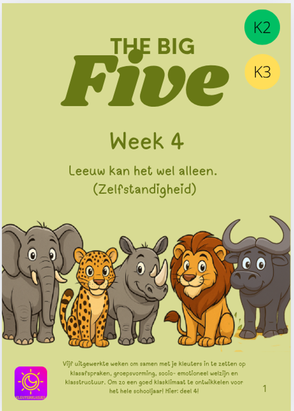 The big Five week 4 (K2/3)