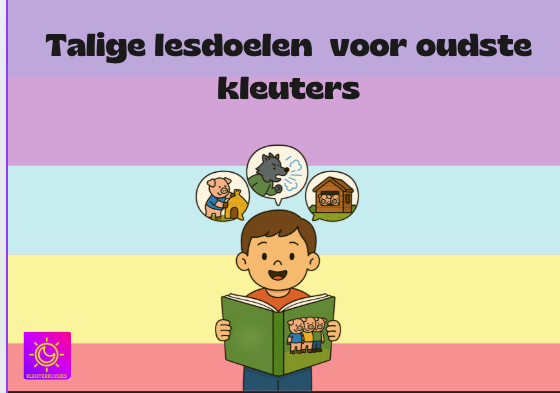 Talige lesdoelen voor oudste kleuters K2/3
