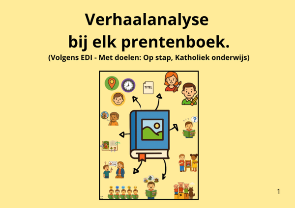 Verhaalanalyse voor elk prentenboek (EDI). (K2/3)