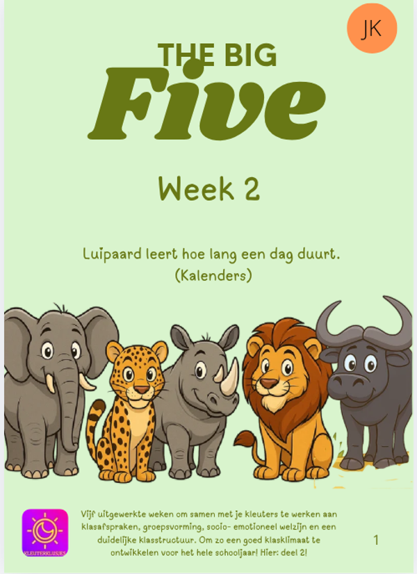 The big five: week 2 (JK)