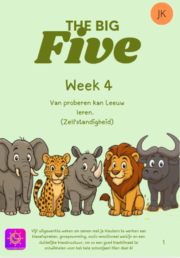 The big five: week 4 (JK)