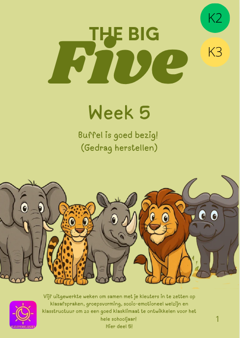 The Big Five: week 5 (K2/3)