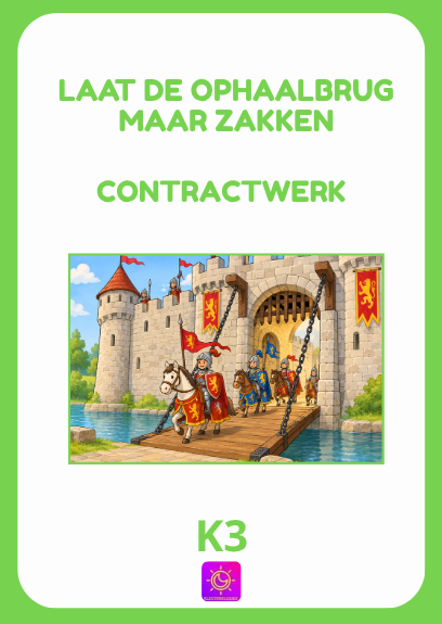 Contractwerk: Laat de ophaalbrug maar zakken: K3