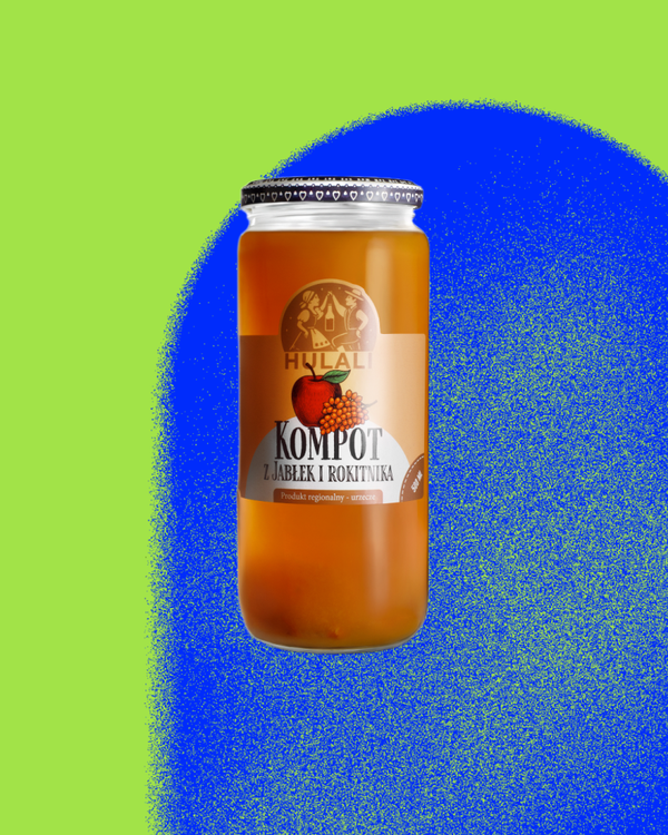 Kompot rokitnik-jabłko