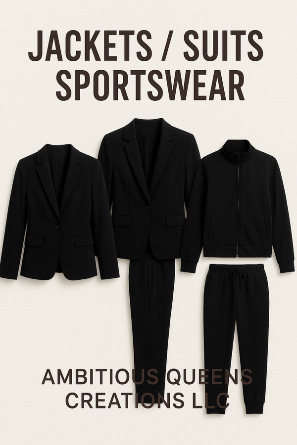 Jackets  | Suits | Sportswear