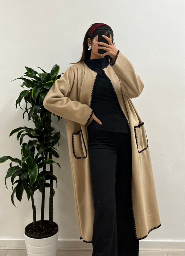 COAT LONG BEIGE