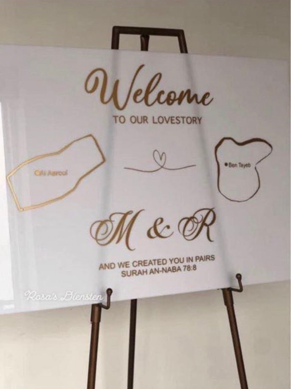 WELKOMSTBORD WEDDING