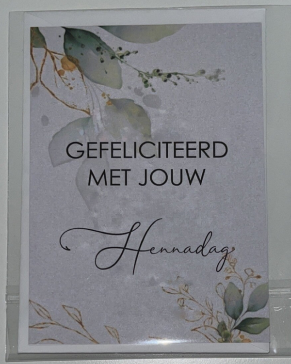 GEFELICITEERD MET JOUW HENNADAG