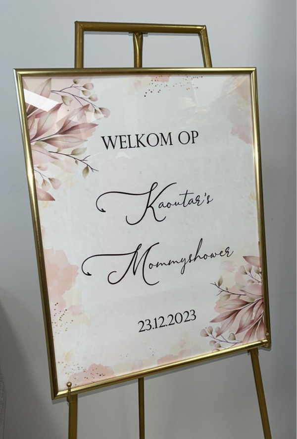 WELKOMSTBORD MOMMYSHOWER
