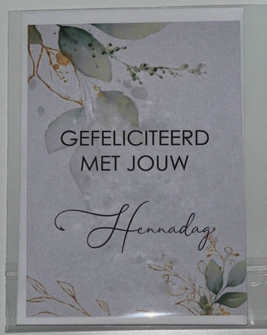 GEFELICITEERD MET JOUW HENNADAG