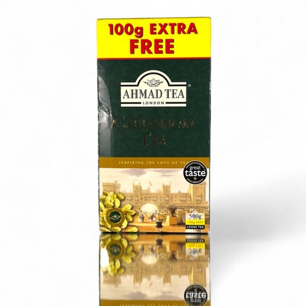 Ahmad Cardemom Green Tea 500 Grams +100 Grams