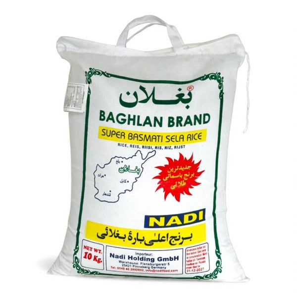 Super Basmati Sela Rice (Baghlan Brand Nadi )