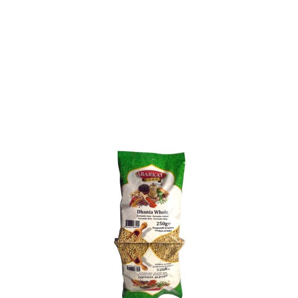 Coriander (Dhania) Whole (Barakat) 250 Grams
