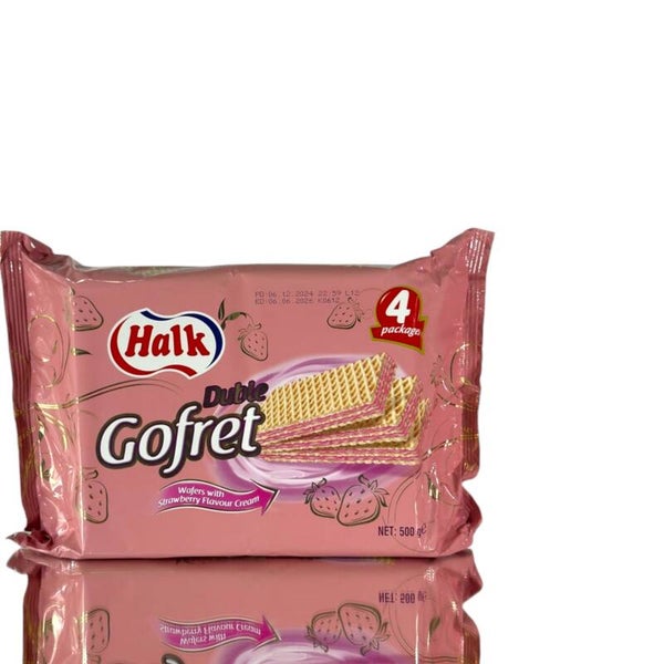 Gofret Double Strawberry (Halk) 12x in 1