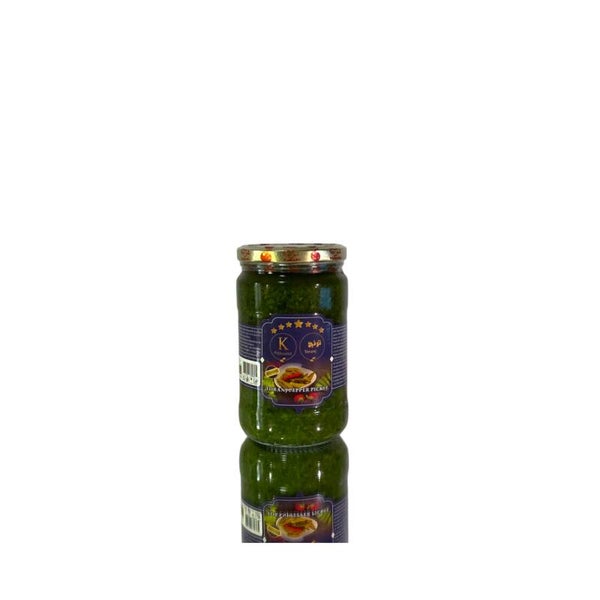 Toranj Green Pepper Pickle (Khurshid) 700g