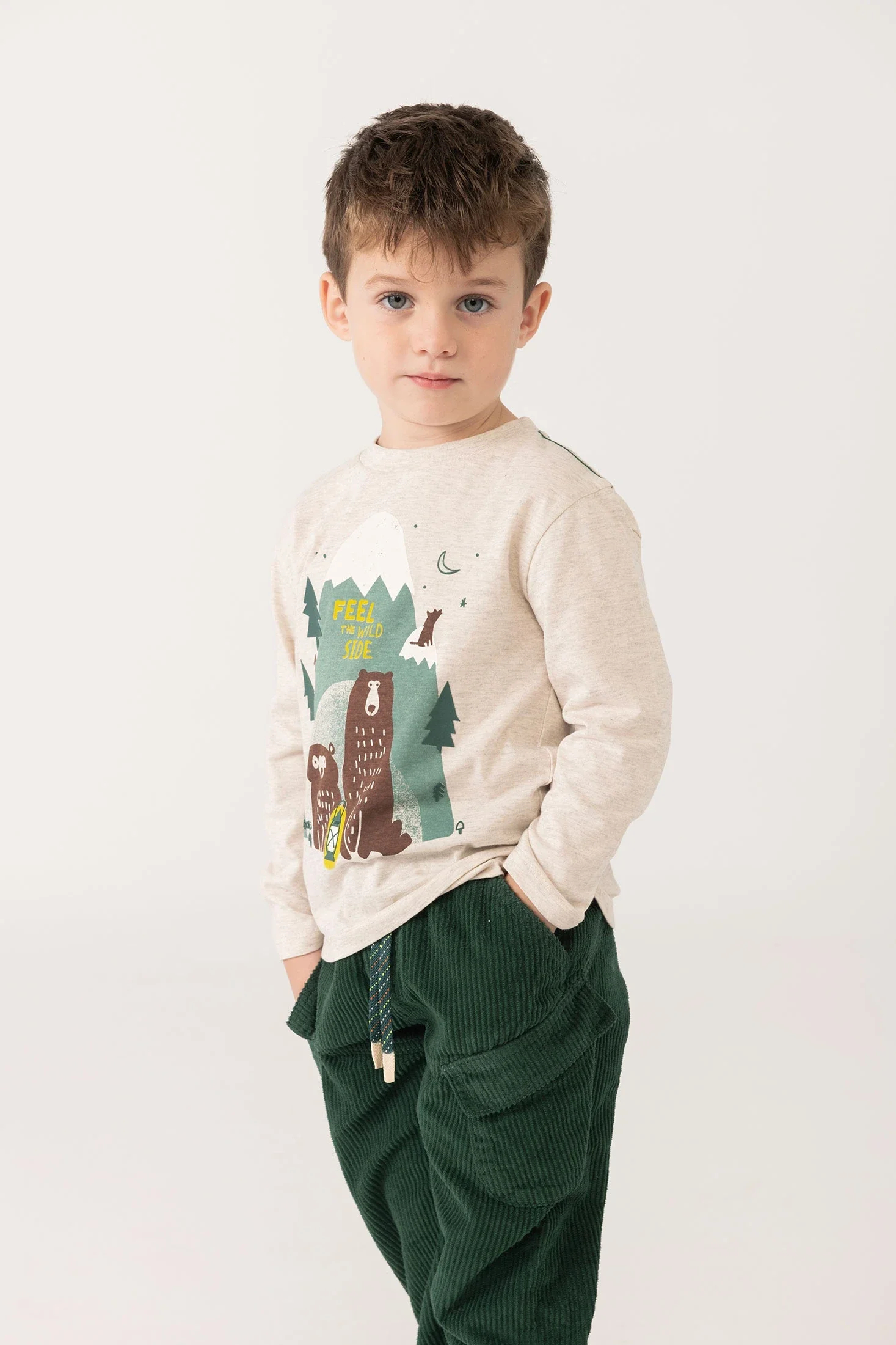 Maglietta campeggio orsetti Boboli