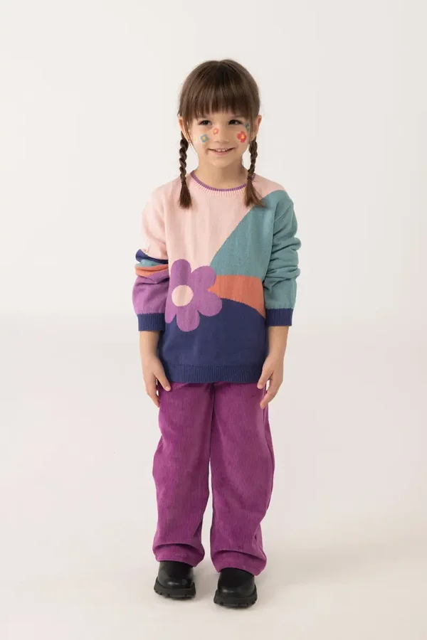 Maglioncino Boboli fiore